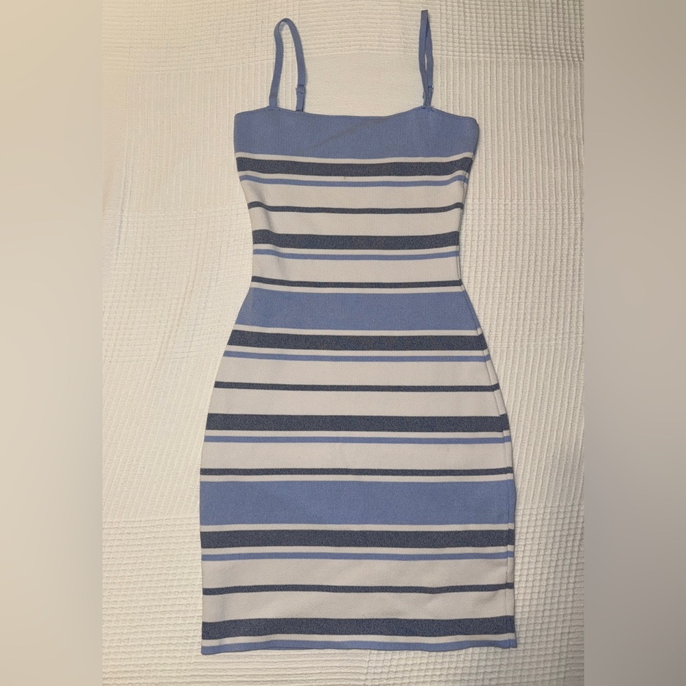 SUPER DOWN Dionne Striped Knit Dress SIZE: XS - Picture 4 of 10